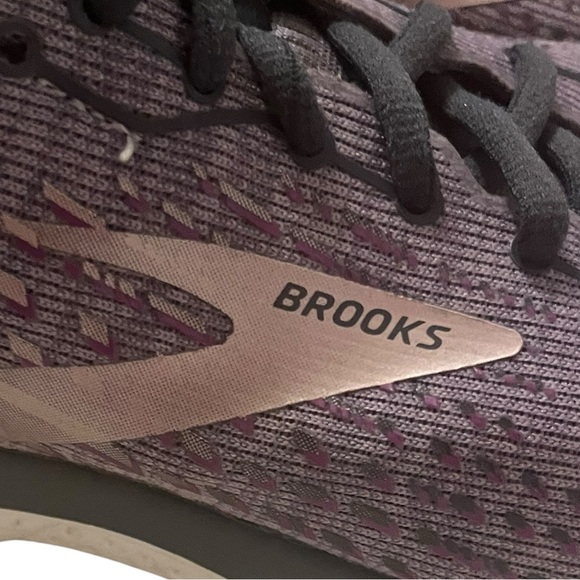 Brooks Ghost 13 Running Shoes Women’s 7.5 Purple Mauve Rose Gold Sneakers - Picture 8 of 12